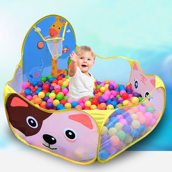 Lều chơi bóng rỗ tự bung cho bé