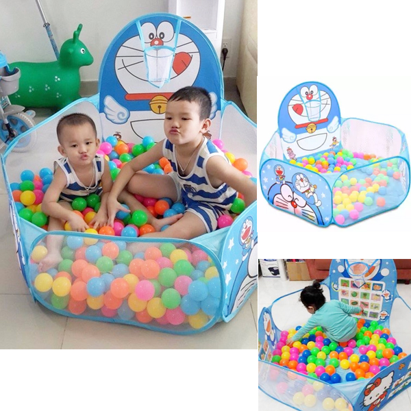Lều chơi bóng rỗ tự bung cho bé