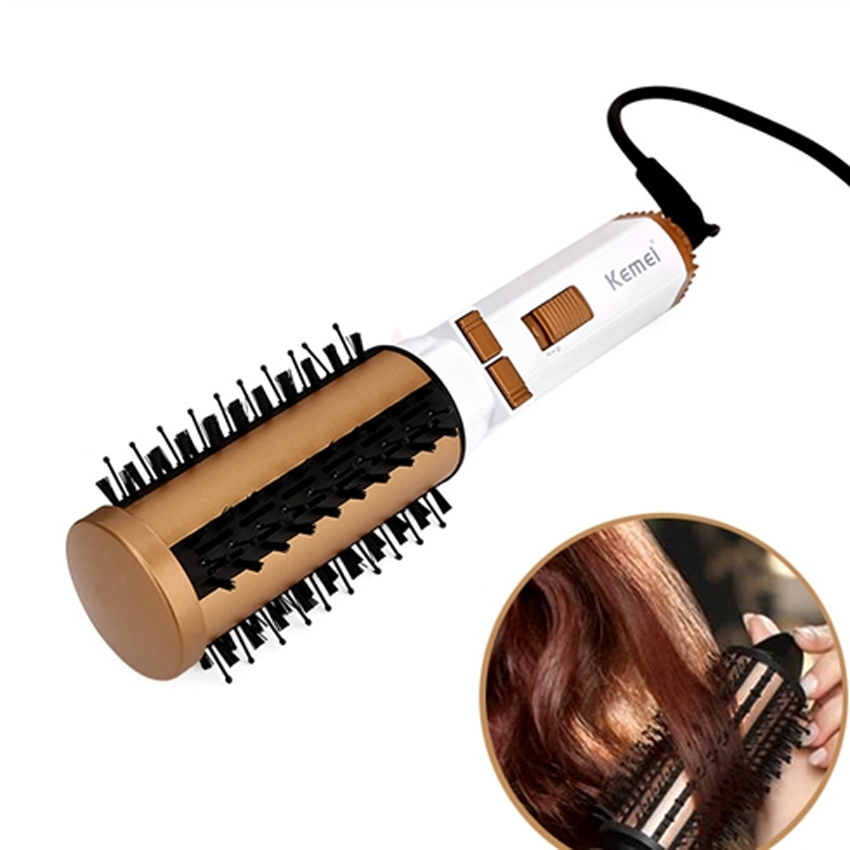 Lược sấy xoay 360 độ Kemei KM 817