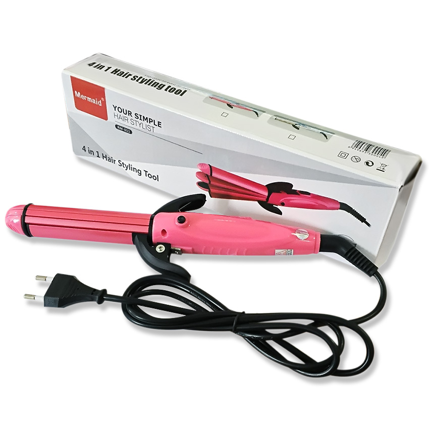 Máy làm tóc 4 in 1 đa năng Mermaid 011 uốn duỗi bấm