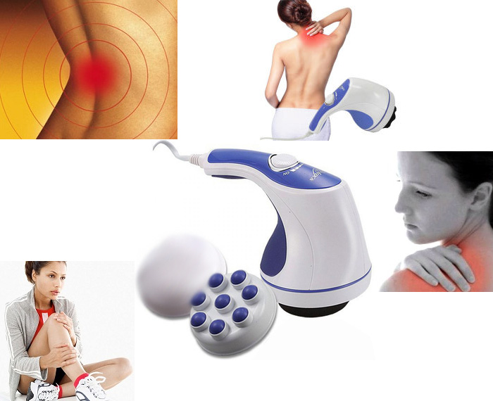 Máy massage cầm tay Relax & Spin Tone (3 đầu massage)