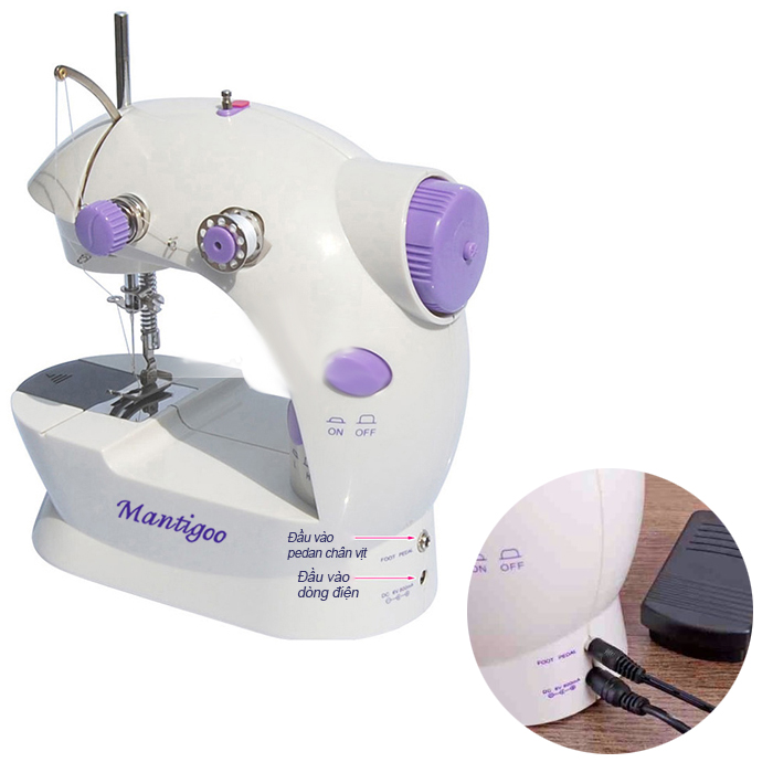 Máy may mini gia đình Sewing Machine SM-202A
