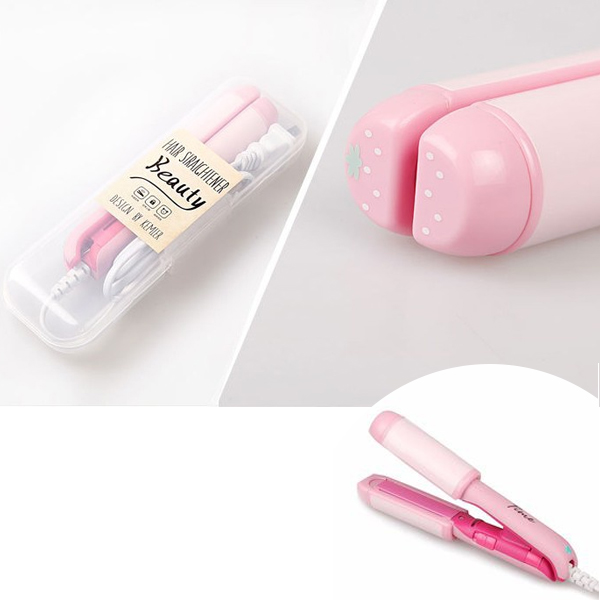 Máy uốn duỗi trái cây mini 2 trong 1 Kemei