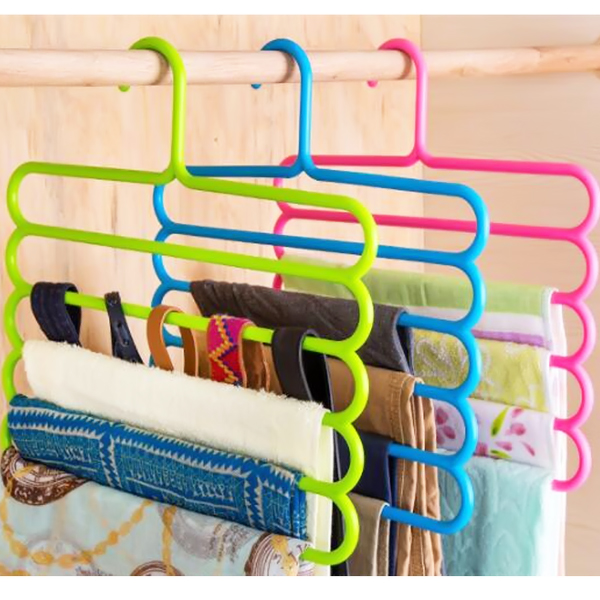 Bộ 5 móc phơi đồ đa năng 5 tầng