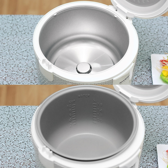 Nồi cơm điện nắp gài Sharp KS-181 TJV 1.8 Lít - Hàng chính hãng