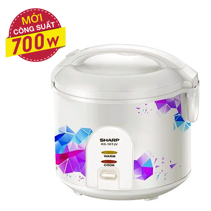 Nồi cơm điện nắp gài Sharp KS-18TJV 1.8 Lít - Hàng chính hãng