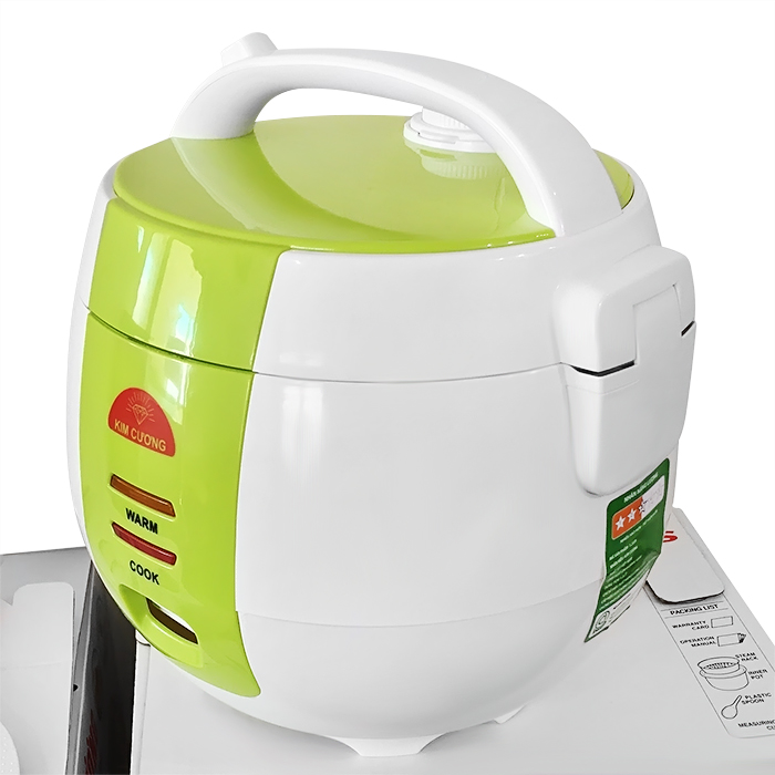 Nồi cơm điện nắp liền 1.2 lít Kim Cương 1.2LG