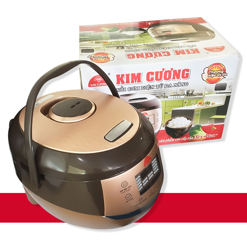 Nồi cơm điện tử cao cấp 1.8 Lít Kim Cương KC-18