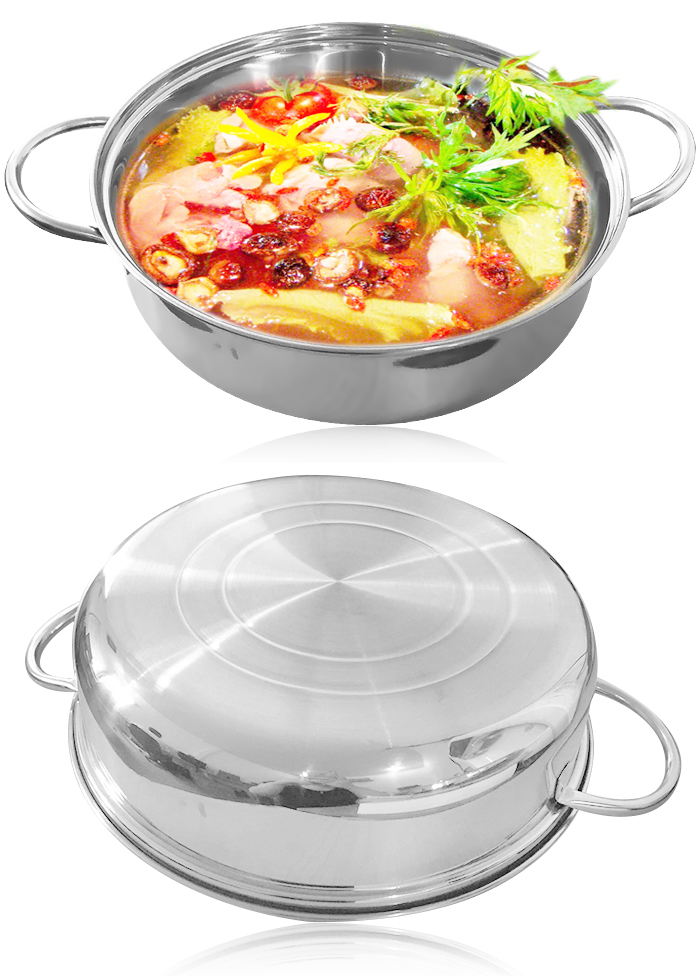 Bộ nồi lẩu inox cao cấp Queen Cook và vá múc