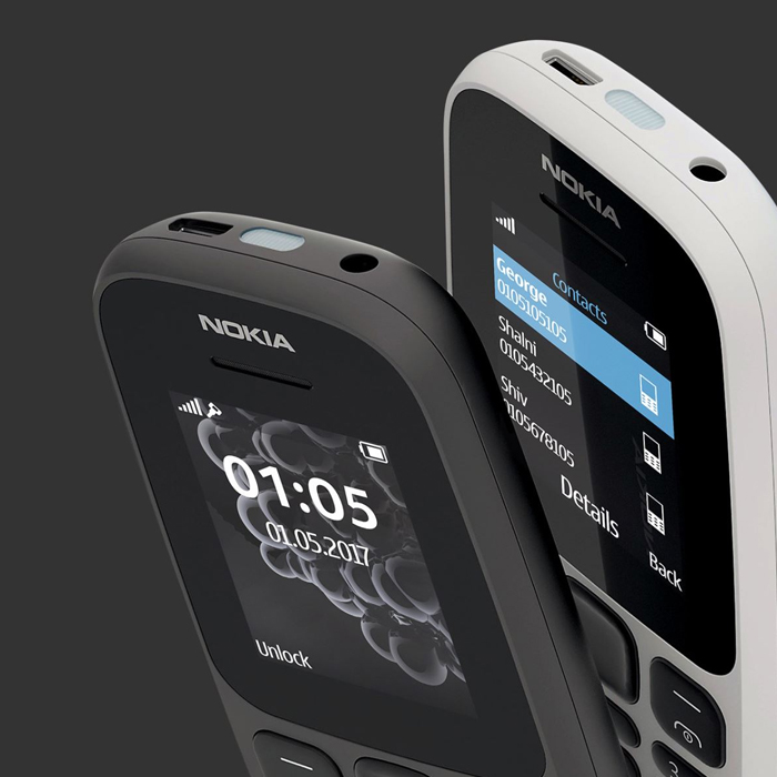 Bộ 5 Điện thoại Nokia 105 1 SIM (2017)