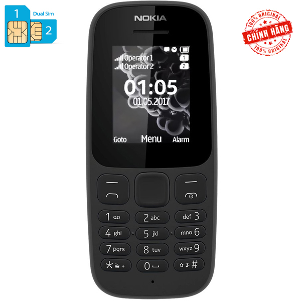 Bộ 5 Điện thoại Nokia 105 1 SIM (2017)