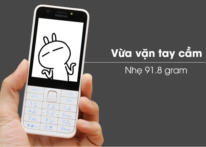 Điện thoại Nokia 230 + thẻ 8GB (đen, bạc)