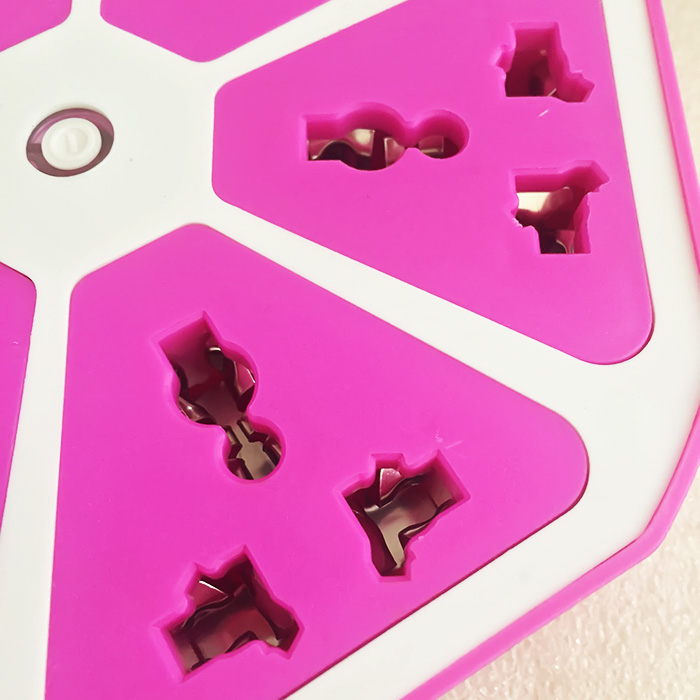 Ổ cắm điện 5 lỗ trái cam có cổng USB tiện dụng