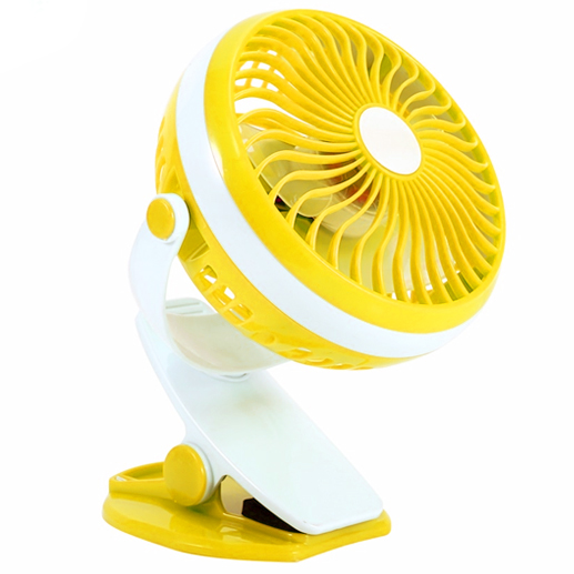 Quạt kẹp bàn pin sạc USB xoay 360 độ ML-F168