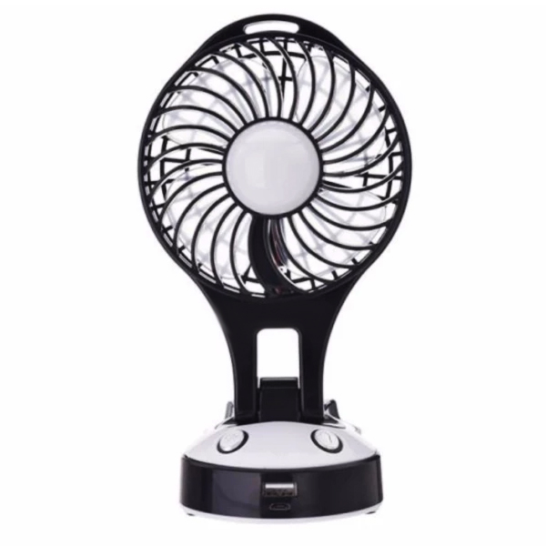 Quạt sạc tích điện YX-102 có đèn Led chiếu sáng thế hệ mới