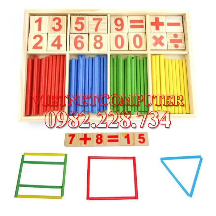 BỘ QUE TÍNH HỌC TẬP CHO BÉ