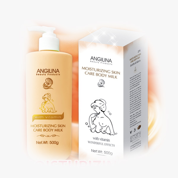 Sữa dưỡng ẩm trắng da Moisturizing Body Milk Angilina 275
