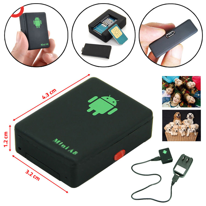 Thiết bị đinh vị mini A8 sử dụng sim GSM/GPRS/GPS