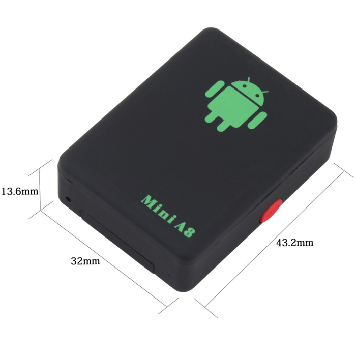 Thiết bị đinh vị mini A8 sử dụng sim GSM/GPRS/GPS