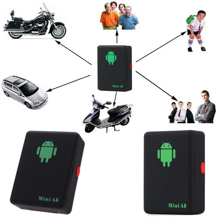 Thiết bị đinh vị mini A8 sử dụng sim GSM/GPRS/GPS