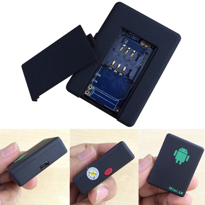 Thiết bị đinh vị mini A8 sử dụng sim GSM/GPRS/GPS