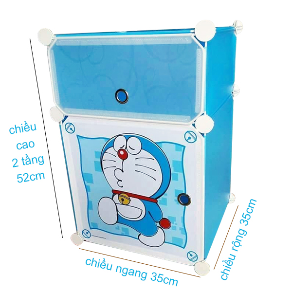 Tủ đầu giường 2 tầng