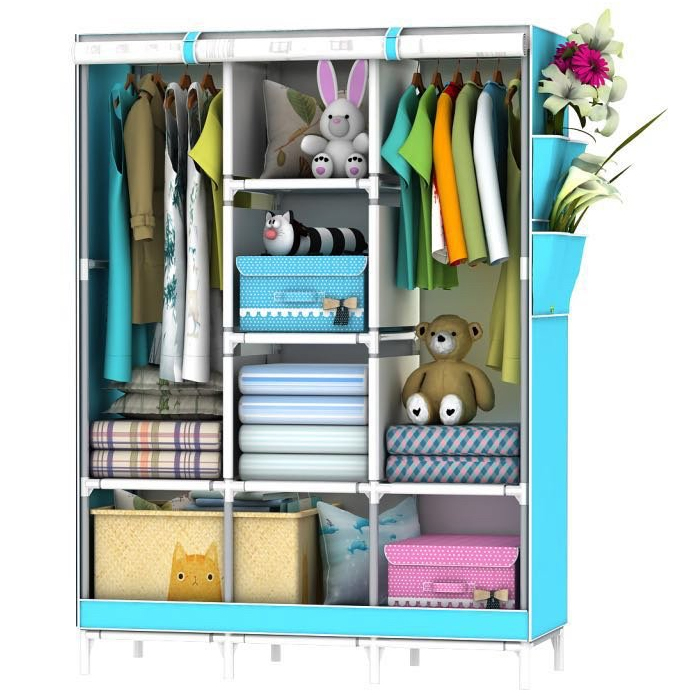 Tủ vải quần áo kiểu dáng 3D