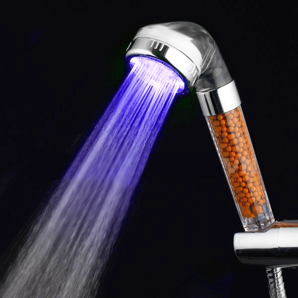 Vòi sen tăng áp có lọc Nano đèn Led đổi màu