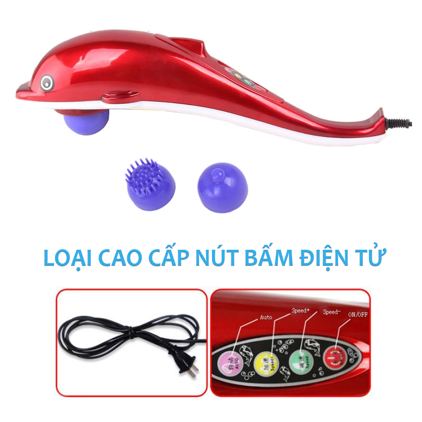 Máy Massage Cá Heo Nút Bấm Điện Tử