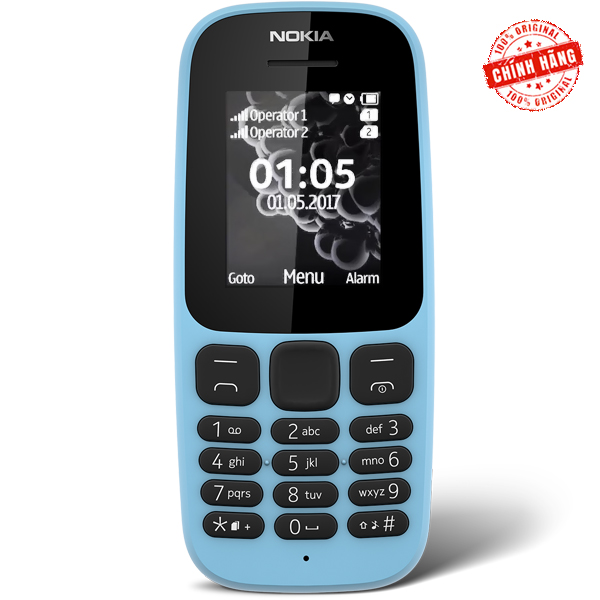 Điện thoại Nokia 105 2 Sim (2017) - Hàng hãng phân phối chính thức