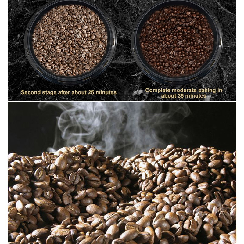 Máy rang/Máy xay cafe mini bằng điện tự động công nghệ Nhật Bản tiện lợi đa năng (có thể rang đậu phộng, đậu nành, mè,..)