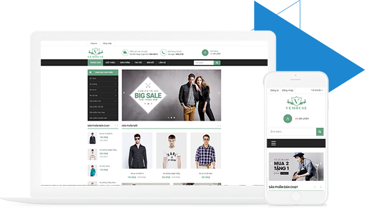THIẾT KẾ WEBSITE CHUẨN (Gói Advanced)