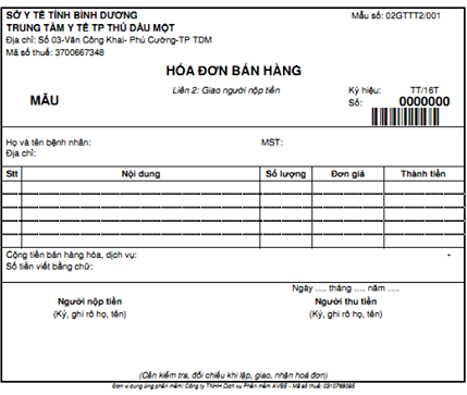 Phần mềm tự in hóa đơn đáp ứng theo TT39/2014TT-BTC