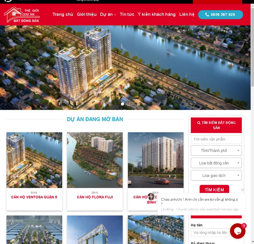 Combo website BDS - tổng Đài, Crm khách hàng